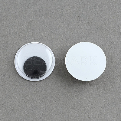 Black & White Wiggle Googly Eyes Cabochons DIY Scrapbooking Crafts Toy Accessories KY-S002-3mm-1