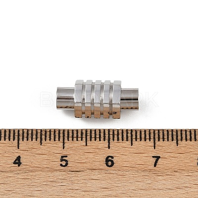 304 Stainless Steel Magnetic Clasps Hand Polished STAS-C127-18B-P-1
