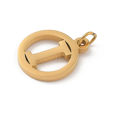 304 Stainless Steel Charms
with Jump Ring LS-STAS-R001-02G-I-1