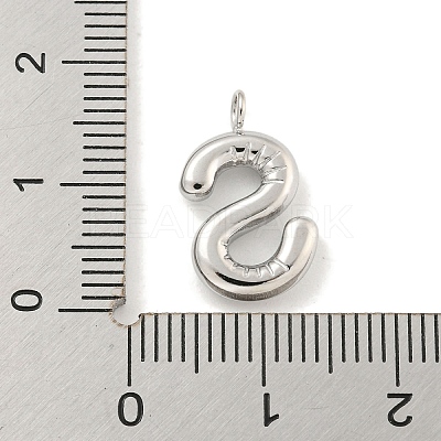 Non-Tarnish 304 Stainless Steel Pendants X-STAS-C102-15P-S-1