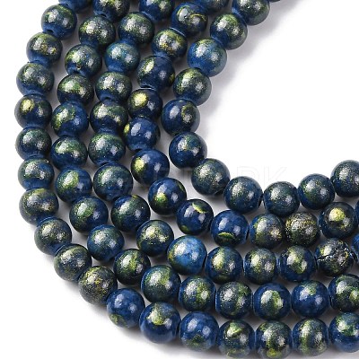 Natural Mashan Jade Beads Strands G-P232-01-G-10mm-1