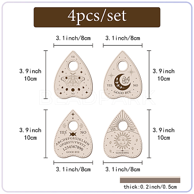 Mini Wood Crystal Ball Display Bases DJEW-WH0019-003-1