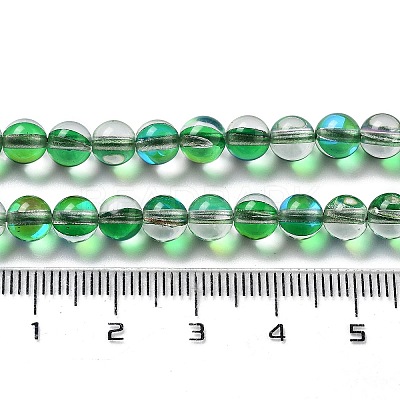 Synthetic Moonstone Beads Strands G-P528-J01-14-1