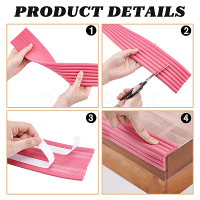 Foam Thermal Insulation Cotton Anticollision Strip DIY-WH0591-154B-1