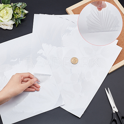 Waterproof PVC Window Film Adhesive Stickers DIY-WH0343-77-1
