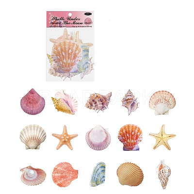 30Pcs PET Self-Adhesive Decorative Stickers WG24842-05-1