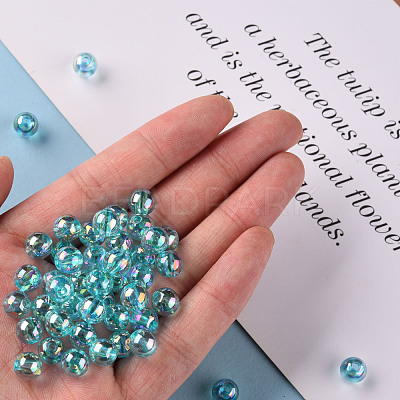 Transparent Acrylic Beads MACR-S370-B8mm-755-1