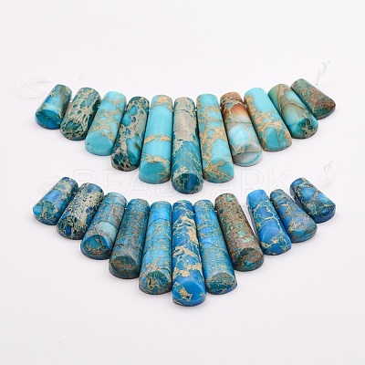 Natural Imperial Jasper Beads Strands G-P298-A03-1