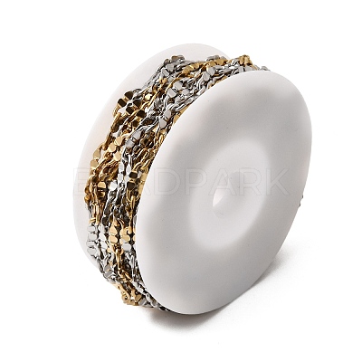 Two Tone 304 Stainless Steel Dapped Chains CHS-P029-02C-A-1