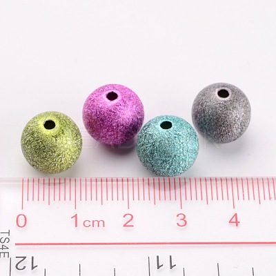 Spray Painted Acrylic Beads PB24P9286-1