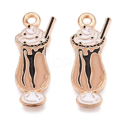 Alloy Enamel Pendants ENAM-T020-49-RS-1