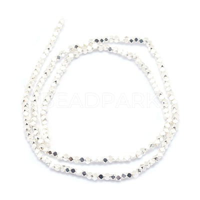 Electroplate Non-magnetic Synthetic Hematite Beads Strands G-L485-10A-S-1