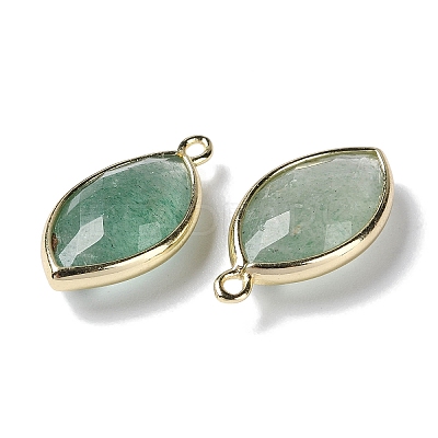 Natural Green Quartz Pendants G-B009-01G-U-1