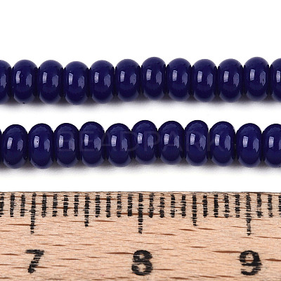 Opaque Spray Painted Glass Beads GLAA-ZX008-4mm-18P-1