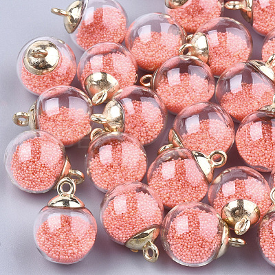 Glass Ball Pendants X-GLAA-T003-03E-1