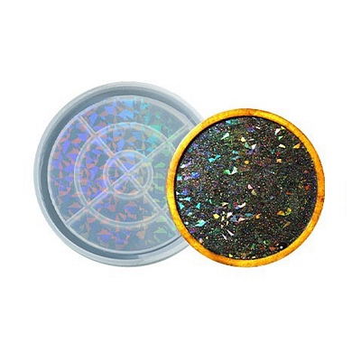 Silicone Laser Effect Cup Mat Molds DIY-C061-03E-1