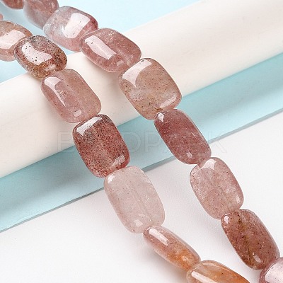 Natural Strawberry Quartz Beads Strands G-K357-D12-01-1
