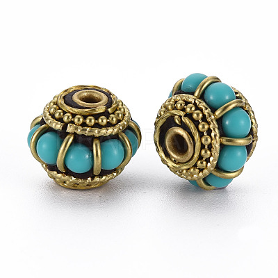 Handmade Indonesia Beads IPDL-E008-02B-1