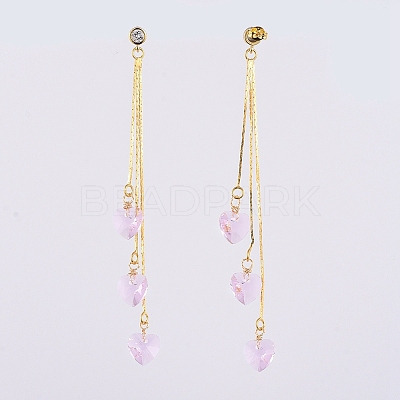 Stud Earrings & Pendant Necklaces Sets SJEW-JS01075-01-1