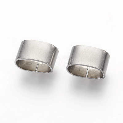 Tarnish Resistant 201 Stainless Steel Slide Charms STAS-G187-29P-C-1
