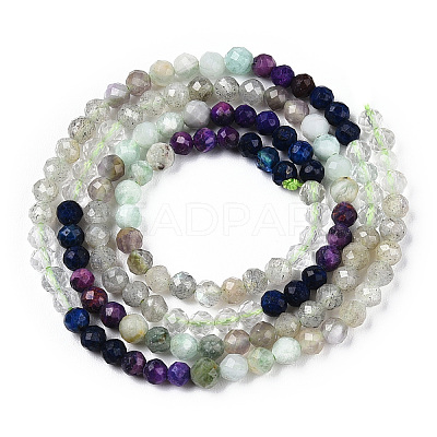 Natural Mixed Gemstone Beads Strands G-D080-A01-02-18-1