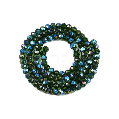 Electroplate Glass Beads Strands EGLA-A044-T3mm-L24-1