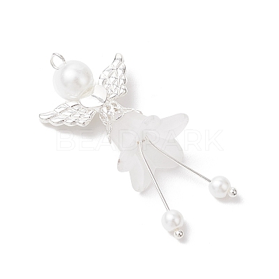 Frosted Acrylic Pendants PALLOY-JF04048-1