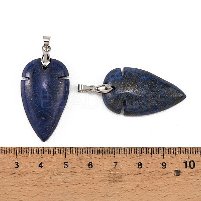 Natural Lapis Lazuli Pendants G-H359-04P-05-1