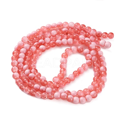 Crackle Glass Beads X1-GLAA-U001-6mm-13-1