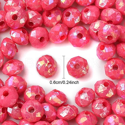 Opaque Acrylic Beads MACR-YW0003-55F-1