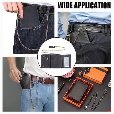 Men's Cowhide Leather Wallets ABAG-WH0040-08A-1