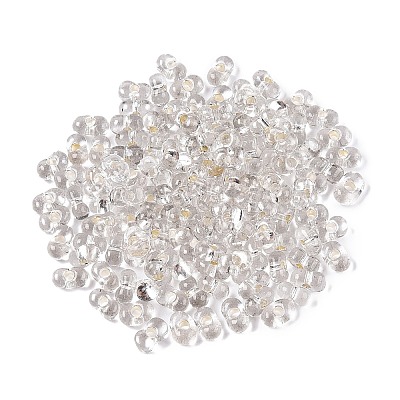 Baking Paint Transparent Glass Seed Beads SEED-N006-05A-1