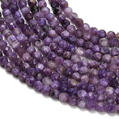 Natural Charoite Beads Strands GG-CBA77FB-B02-3mm-1