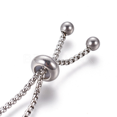 Tarnish Resistant Adjustable 304 Stainless Steel Bracelet Making X-STAS-G169-01P-1