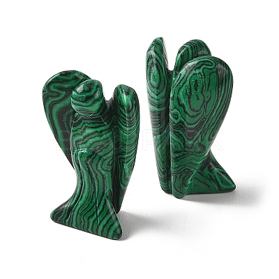 Dyed Synthetic Turquoise Carved Angle Figurines GG-CBA9C2C-A08-1