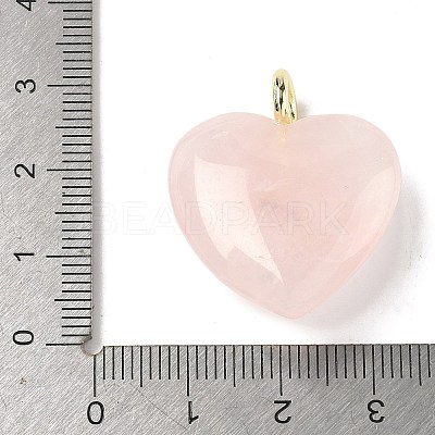Natural Rose Quartz Pendants G-C274-04H-1