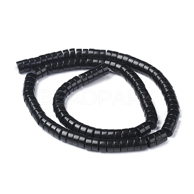 Natural Black Onyx Beads Strands G-Z006-C32-1