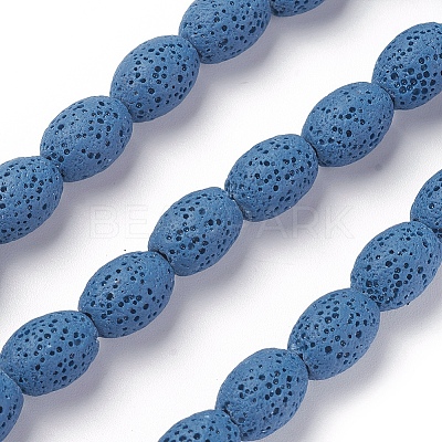 Natural Lava Rock Beads Strands G-F671-03A-12-1