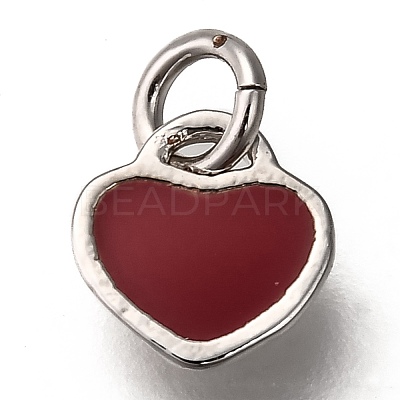 Enamel Brass Charms KK-G364-17P-03-1