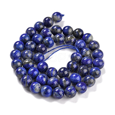 Natural Lapis Lazuli Beads Strands G-S333-8mm-013-1