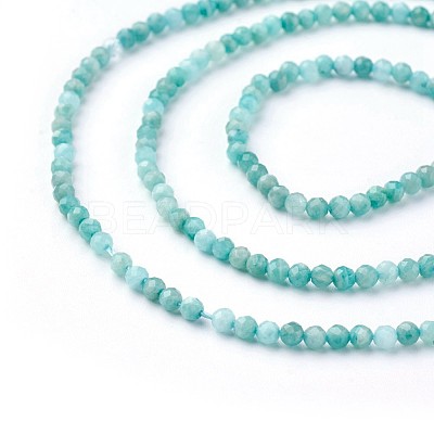 Natural Amazonite Beads Strands X-G-F619-26-2mm-1