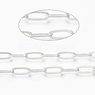Brass Paperclip Chains CHC-S008-001B-S-2-NR-1