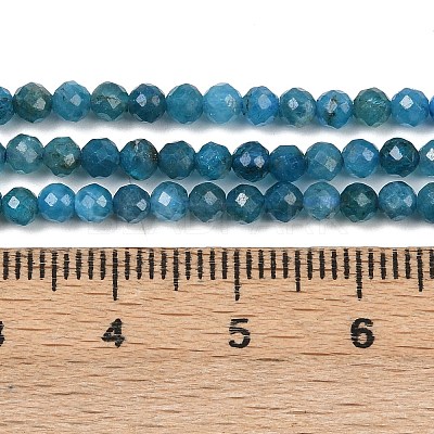 Natural Apatite Beads Strands G-E411-36-3mm-01-1
