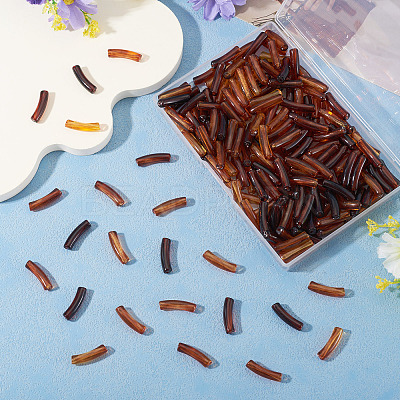 200Pcs Transparent Acrylic Beads MACR-TA0002-61-1