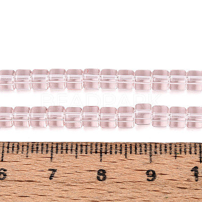 Transparent Glass Beads Strands GLAA-N065-4x4mm-A03-1