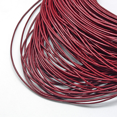 Spray Painted Cowhide Leather Cords WL-R001-2.0mm-16-1