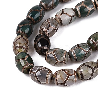 Tibetan Style dZi Beads G-Q998-012A-1