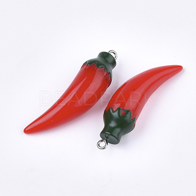 Resin Pendants X-RESI-T028-54-1