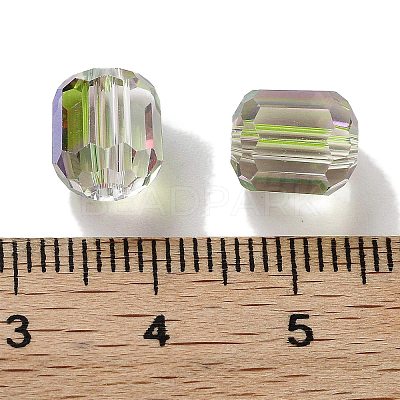 Electroplate Column Glass Beads EGLA-A043-02-FR01-1