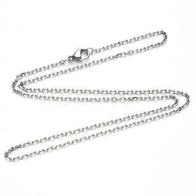 Non-Tarnish 304 Stainless Steel Cable Chain Necklace NJEW-S420-008A-P-1
